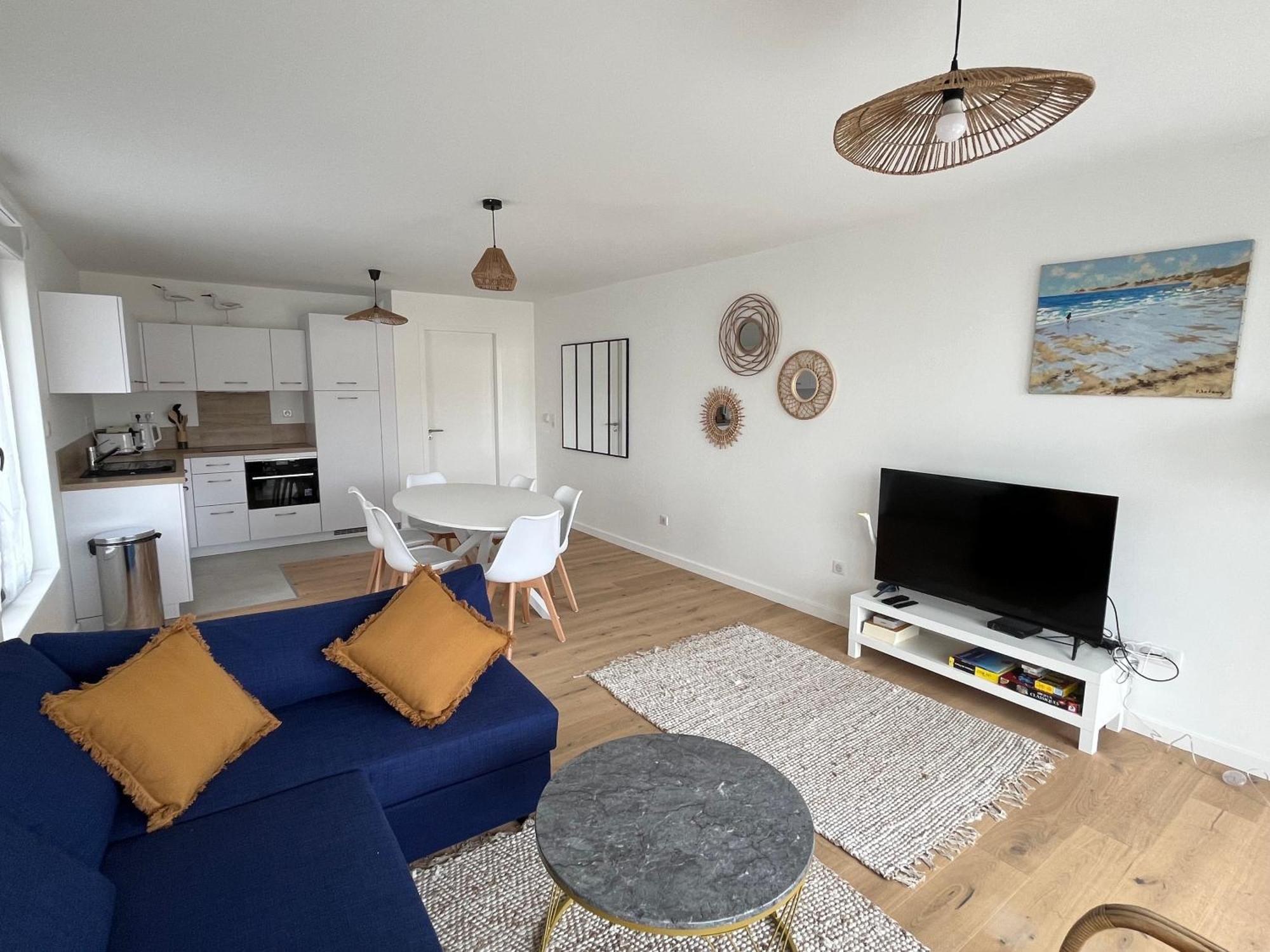 Evasion Plage - Appartement Lumineux Plein Centre Et 150M Plage Neufchâtel-Hardelot Exterior foto